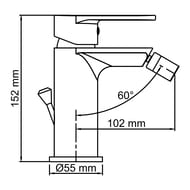 ��������� ��� ���� WasserKRAFT Elbe 7406 �������������, ������ ������, ����: ������ Soft-touch