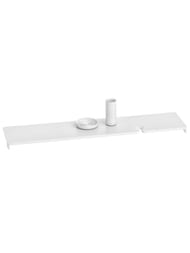 Полка для ванны Salini GABBIANO BASIC 1906202M (900х200х30мм) S-Stone, цвет: белый матовый