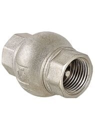 Клапан обратный VALTEC 3/4"ВВ латунный золотник VT.151.N.05 — миниатюра 1