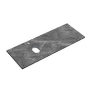 Столешница для ванной комнаты SANCOS 1200х460 с отв. под смес., цвет black sky, арт. TT120A1XL, левая