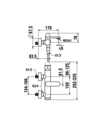 ��������� ��� �����/���� LAUFEN New Classic HF900560100600 ���������, � ������ ����� twinstick, ����