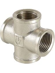 Крестовина VALTEC 1/2"В, лат.никелир, VTr.760.N.0004