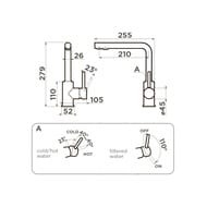��������� ��� ����� Omoikiri Nakagawa 2 Plus-WH � ������� ��� �������� ����, ����� 4994415