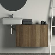 Тумба под раковину Ideal Standard CONCA (800x373x550) 2 ящика, темный орех, со столешницей T4318Y5 — изображение 3