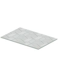 Полка стеклянная для консоли Duravit DuraSquare 970х380 рисунок полоски 0099658200