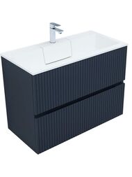 Тумба для раковины Aquanet Джейн 90 (900х455х637) подвесная, 2 ящика, цвет: маренго 335430