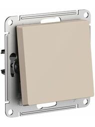 Переключатель Systeme Electric ATLASDESIGN 1-клавишный схема 6 10АХ механизм песочный ATN001261