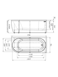 ����� ��������� ������� ����� 3/4 (1700�750) ������, �����, � �������� 1-01-0-2-1-345