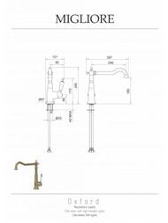 ��������� ��� ����� Migliore Cucina OXFORD �������������,����� ���./����/������ ML.CUC-6382.BI.CRDO