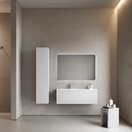 Тумба подвесная SANCOS Snob R 1.0 1195х445х406, 1 ящик, доводчик, Bianco ,SNR1.0120LW