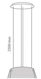 Комплект кабельных удлинителей ELICA длина 2,5 м KIT01889