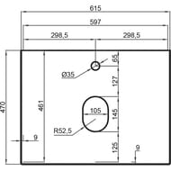 ���������� La Fenice Granite Black Olive Light Lappato Terra 60 (615�470�10) ������ FNC-VS03-TER-60