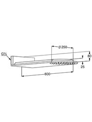 ������� ��� KLUDI A-QA DN15 250��, 1 �����, ��������� ������, ���� 6487005-00
