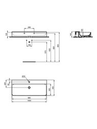 ���������� Ideal Standard CONCA (1000�450) � 1 ���������� ��� ���������, ��� �������� T380001