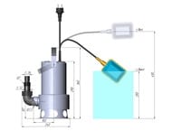 Насос дренажный UNIPUMP INOXVORT 400 SW, кабель 10м, 400 Вт