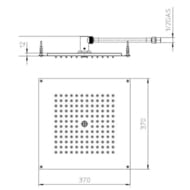 ������� ��� Bossini DREAM-CUBE 370�370��, ����������, 1 �����, ����������, ������� ����� H38381075