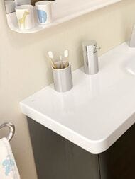 Стакан для зубных щеток Vitra Nest Trendy подвесной, цвет: хром A44613