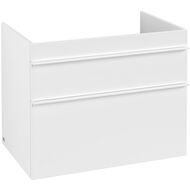 Тумба под раковину Villeroy & Boch VENTICELLO A925 02 MS (753х590х502) 2 ящ., бел.матов., бел.ручки
