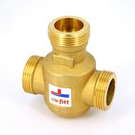 Клапан Uni-Fitt Н 1 1/4" 3-ходовой термостат. 60 С Kvs 9 для напол.котлов,смешение боковое 359G6095 — изображение 4