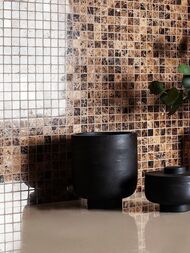 Мозаика Starmosaic Wild Stone DARK EMPERADOR MATT 20x20 (305х305х8) коричневая (шт.) — изображение 2