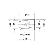 ������ ��������� DURAVIT HAPPY D.2 365�540�335 ������������, ���������, WonderGliss 22220900001