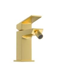 Смеситель для биде VitrA Minimax Square A4372625EXP однорычажный брашированное золото латунь