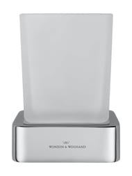 Стакан для зубных щеток с держателем WONZON & WOGHAND LOTTE, хром WW-8321