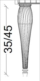 Ножки для тумбы Armadi Art Vallessi Avantgarde 848-B-35 черный