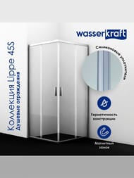 ������� ������ WasserKRAFT Lippe 45S01 (900�900�1850) ������ ����������/������� �����������