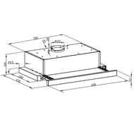 ������� LEX HUBBLE 600 INOX (600�430) 650 �3/�, 103 ��, ����. ����� CHAT000033