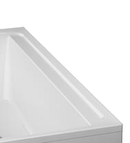 Комплект AM.PM Inspire 2.0 WK52EB Ванна 180х80, шторка стекло, душевая система термостат, аксессуары