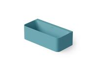 Ванна отдельностоящая Dea Design DD8665 1600 15 (1600х800х560), прямоуг, слив-перел, д/к, бирюзовый