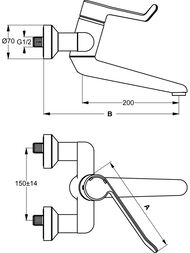 ��������� ��� ����������� Ideal Standard CERAPLUS B8224AA ���������, ����� 200��