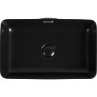 Раковина накладная Aquanet Perfect-2-MB 480х315х140 перелив, без отв. под смеситель, черный 273677