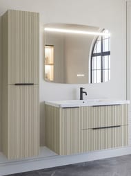 Шкаф-пенал Caprigo RAIN-Smalty L (350х332х1600) подвесной, 2 двери 36550Leml-050.000.00.20