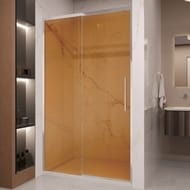 Душевая дверь Vincea Stella 1200х2000 стекло янтарь/профиль хром, VDS-1ST120GS — миниатюра 1