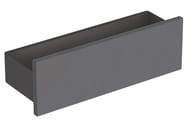 Полка настенная с крючками Geberit Smyle Square (450х143х148) темно-серый 500.362.JK.1