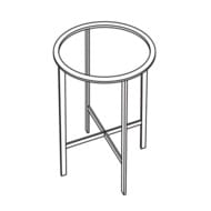 ������� ��� �������� Cielo CATINO TONDO (500�500�830) ��������, ���� Cemento CASTT CM