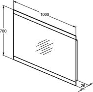 ������� Ideal Standard MIRROR&LIGHT (1000�700) � ����������, ��������, ������, ������ T3348BH