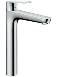 Смеситель Hansgrohe Logis E 71162000  для умывальника высота 230 мм, сливной гарнитур, хром — миниатюра 1