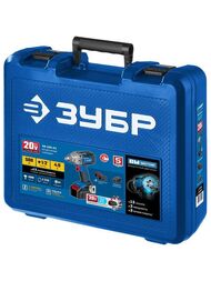 Гайковерт ударный ЗУБР Т7, 20 В, 500 Н м, бесщеточный, 2 АКБ (4 Ач), в кейсе, GB-500-42 — изображение 5