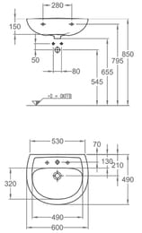 �������� Geberit Renova (600�490�175) ���������, ���. ��� ���������, ������� 223060000