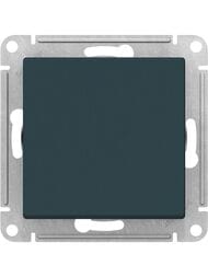 Выключатель Systeme Electric ATLASDESIGN 1-клавишный схема 1 10АХ механизм изумруд ATN000811