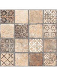 Керамогранитная плитка КЕРАМИН Карфаген 3Д (400х400х8) светло-бежевая (кв.м.)