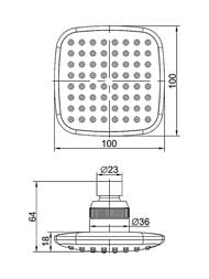 ������� ��� Ledeme ����������, 100�100 ��, �������, ���� L19