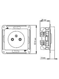 ������� Systeme Electric GLOSSA ��� ���������� ������� GSL001241