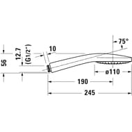 ����� ��� ���� Duravit UV0650013010 1 �����, ������ 19,5 �/���.,����/�����