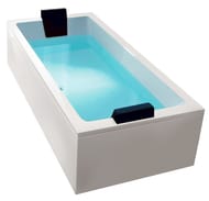 Ванна Gruppo Treesse Quadra 199 V0731 1900х900х670 CrystalTech, прямоугольная, каркас, слив-перелив
