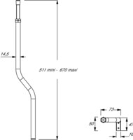 ��������� ��� ������� ���� Jacob Delafon Domo � Micromega Duo L-�������� ��� �������� E6D121-NF