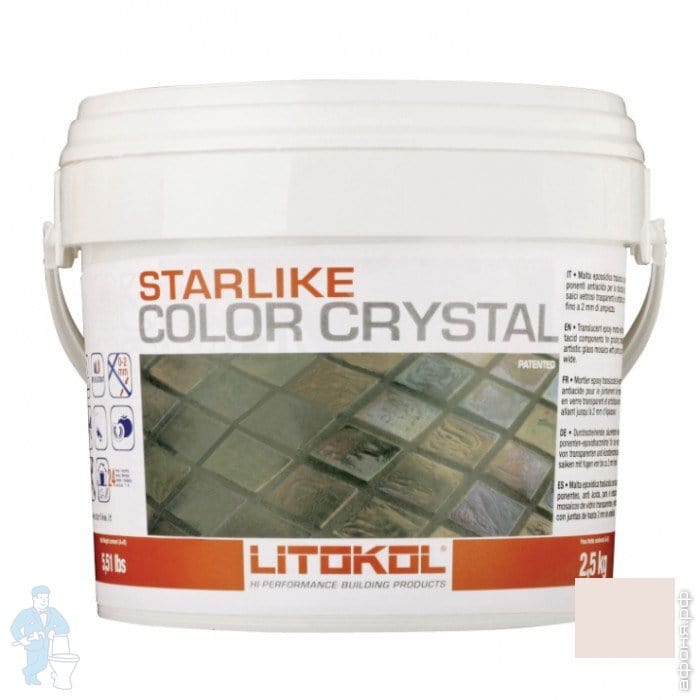 *Затирка эпоксидная LITOCHROM STARLIKE COLOR CRYSTAL C.355 для мозаики .